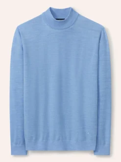 Stehbund-Pullover Merino Extrafein