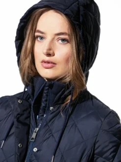 Steppweste Hoodie