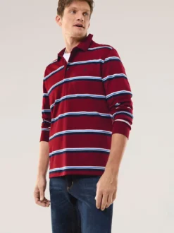 Streifen Polo