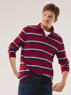 Streifen Polo
