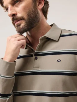Streifen Polo