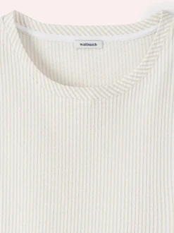 Streifenshirt Seersucker