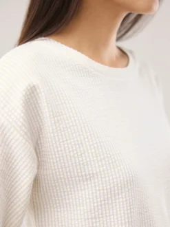 Streifenshirt Seersucker
