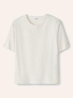 Streifenshirt Seersucker