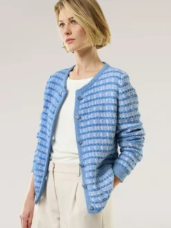 Strickjacke Bändchengarn