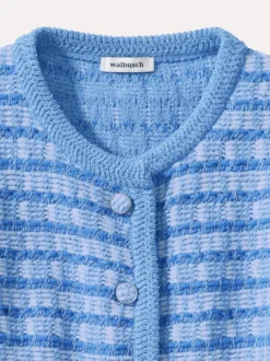 Strickjacke Bändchengarn