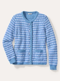 Strickjacke Bändchengarn