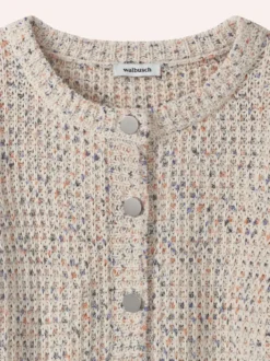 Strickjacke Bouclegarn