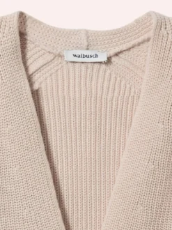Strickjacke in Patentstrick
