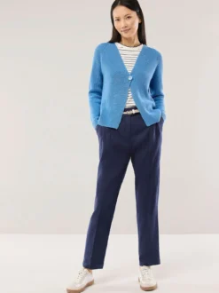 Strickjacke in Patentstrick
