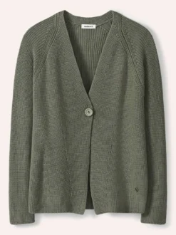 Strickjacke in Patentstrick