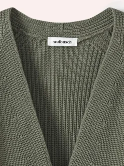 Strickjacke in Patentstrick