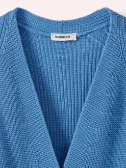 Strickjacke in Patentstrick