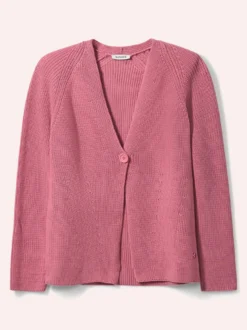 Strickjacke in Patentstrick