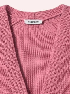Strickjacke in Patentstrick