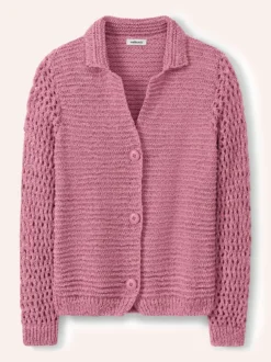 Strickjacke mit Leinen