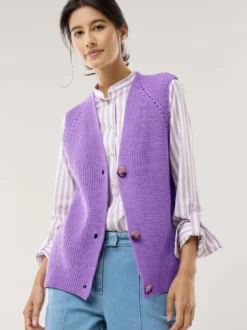 Strickweste Patentmuster