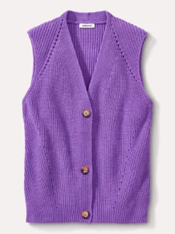Strickweste Patentmuster