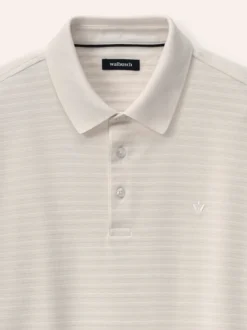 Strukturiertes Polo mit Kurzarm