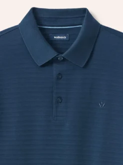 Strukturiertes Polo mit Kurzarm