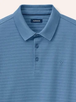 Strukturiertes Polo mit Kurzarm