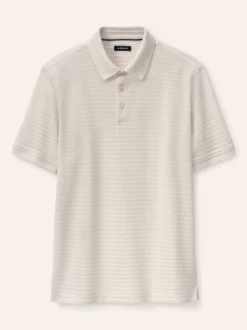 Strukturiertes Polo mit Kurzarm