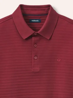Strukturiertes Polo mit Kurzarm