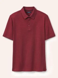 Strukturiertes Polo mit Kurzarm