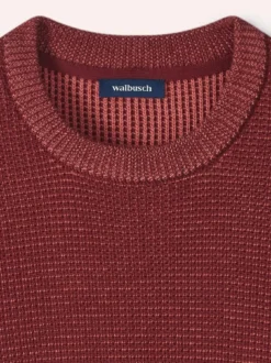 Strukturpullover Bicolor