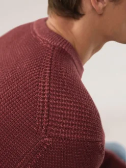 Strukturpullover Bicolor