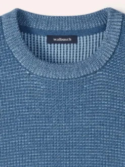 Strukturpullover Bicolor