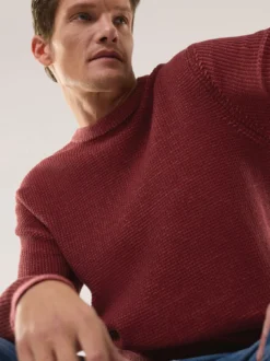 Strukturpullover Bicolor