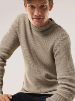 Strukturpullover Bicolor