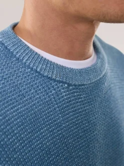 Strukturpullover Bicolor