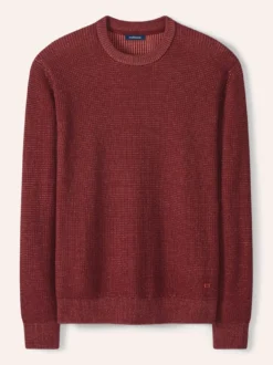 Strukturpullover Bicolor