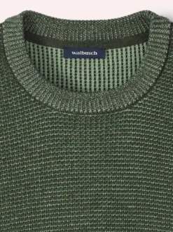 Strukturpullover Bicolor