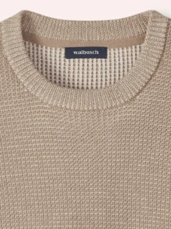 Strukturpullover Bicolor