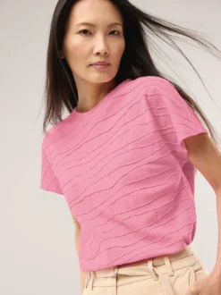 Strukturshirt Welle