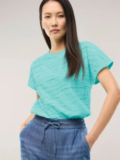 Strukturshirt Welle