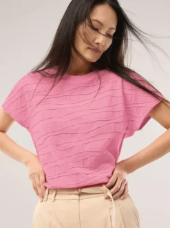 Strukturshirt Welle