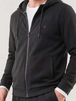 Sweatjacke mit Struktur