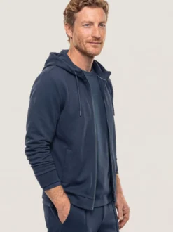 Sweatjacke mit Struktur