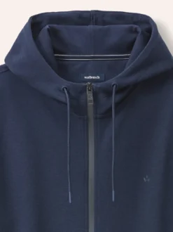 Sweatjacke mit Struktur