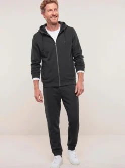 Sweatjacke mit Struktur