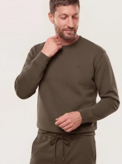 Sweatshirt mit Rundhals