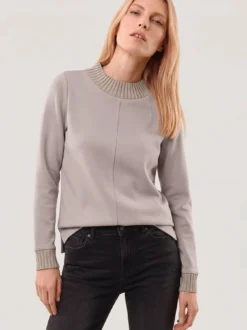 Sweatshirt mit Strick