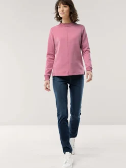 Sweatshirt mit Strick