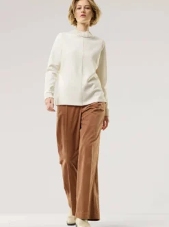 Sweatshirt mit Strick