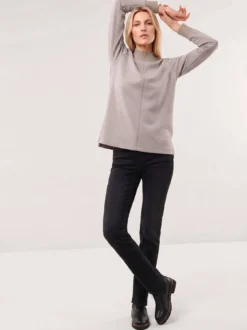 Sweatshirt mit Strick