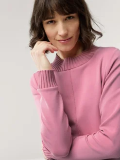 Sweatshirt mit Strick